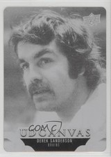 2023-24 Series 2 UD Canvas Retired Printing Plate Black 1/1 Derek Sanderson qf8