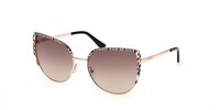 Guess GU00217 Shiny Rose Gold 59/17/140 Damen Sonnenbrillen