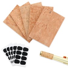 EASTROCK Alto Sax Neck Cork, 40pcs 5 Cork with 40 Mouthpiece Pads