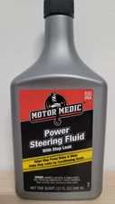MOTOR MEDIC Power Steering Fluid with Stop Leak, 1 qt CASE OF 12