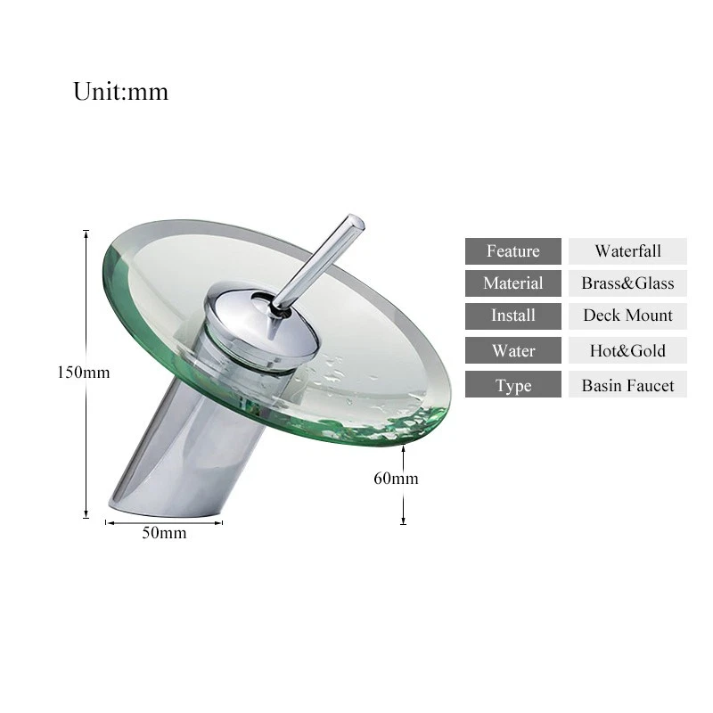 Robinet Salle De Bain Robinet Lavabo Chromé à Levier Unique Eau Chaude Et Froide - Photo 4/4