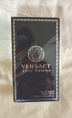 VERSACE POUR HOMME by VERSACE 3.4 FL oz / 100 ML Eau De Toilette Spray Sealed