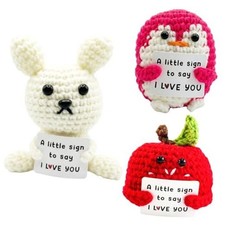 3pcs Romantic Valentine's Day Sign Decor Gift for Girlfriend 3pcs Valentines