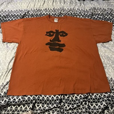 Vintage 90 s Haile Selassie T Shirt C' Est La Vie Marthas Vineyard 2XL Orange