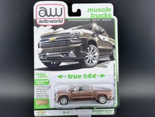 Auto World 2019 Chevy Silverado High Country Oakwood Metallic 64532 A 1/64
