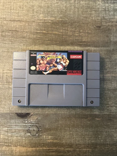 Street Fighter II Turbo SNES Super Nintendo 1993 Tested and Working