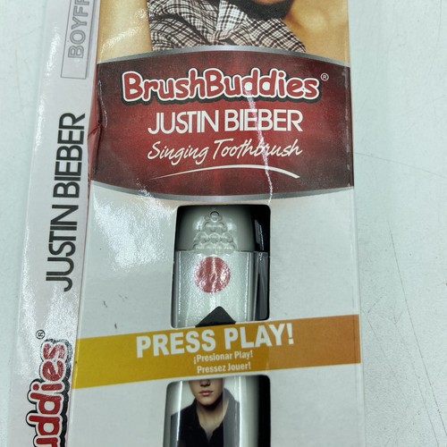 Spazzolino Buddies Justin Bieber Spazzolino da Denti Canto Fidanzato 2012 Nuovo - Foto 2 di 4