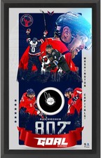 Alex Ovechkin Capitals Signed Framed GR8 Chase Puck Shadowbox w/Puck