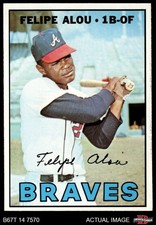 1967 Topps #530 Felipe Alou Braves 7 - NM