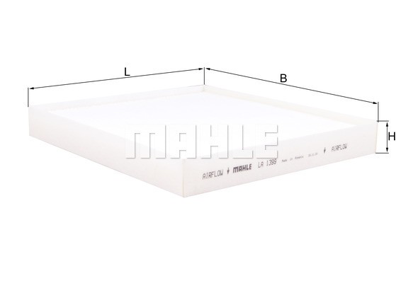 Mahle LA 1399 Innenraumfilter, Frischluftfilter, Pollenfilter FüR KIA Sorento II-image