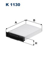 Filtron Innenraumfilter K 1130 Partikelfilter FüR Renault EM0 Megane KM0 LM0 BM0
