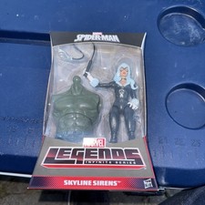 BLACK CAT Marvel Legends SPIDER-MAN SKYLINE SIRENS GREEN GOBLIN BAF Wave NIB