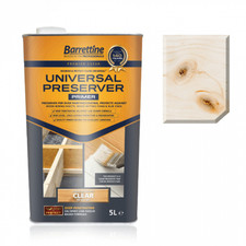 Barrettine Clear Universal Wood Preserver Primer | Deep Penetrating | Colourless
