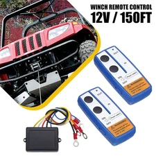 12V 100ft Remote Winch Wireless Control Switch Handset Kit For ATV SUV UTV
