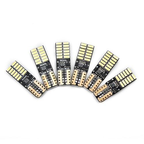 6pcs T10 LED Lights Bulb 6000K White DC12-24V Kit For Mercedes W204 Brandnew - Picture 9 of 12