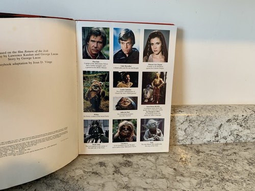 De colección 1983 Star Wars El Retorno del Jedi El Libro de Cuentos Tapa Dura Basado en Película - Imagen 4 de 7