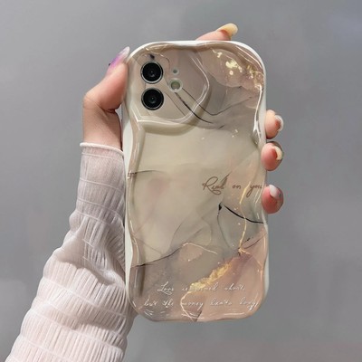 Coloful Wavy Edge Case For Xiaomi Redmi Note 12 11 10 9 Pro 12S 11S 10S 10C 12C