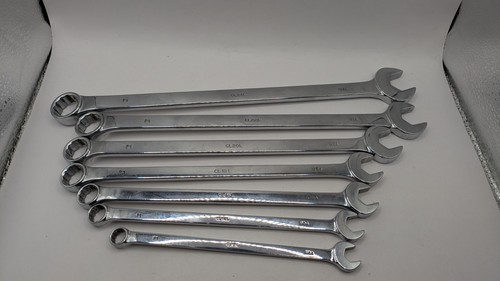 Mac 6 OF 7Pc SAE XL Extra Long Combination Wrench Set 3/8" 3/4" 12Pt CL L CL24L - Picture 7 of 10