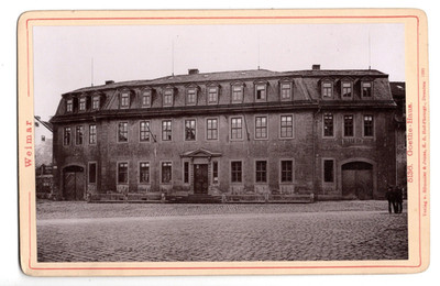 Photography publisher by Römmler & Jonas, Dresden, view Weimar, Goethe House (75)