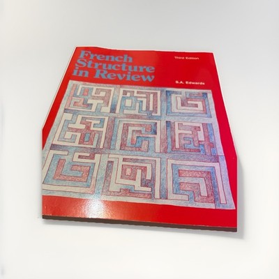 French Structure in Review Third Edition S.A. Edwards Grammar Textbook No Index