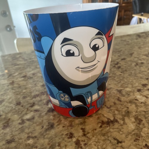Thomas The Train Waste Basket Trash Can 10” Tall - Picture 1 of 7