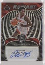 2021-22 Panini Spectra Radiant Signatures 60/99 Armoni Brooks #RSI-ARM Auto s3g