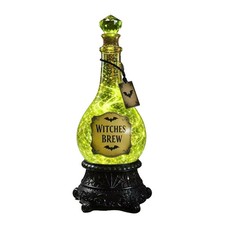 Halloween Witches Brew Potion Bottle Light, Glitter Swirling Decor Lamp