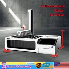 4PCS Machinery Skate Dolly Mover Skate 13200LBS/6T 4 Carbon Steel Wheels