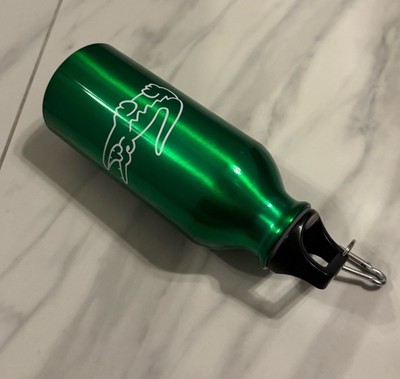 Lacoste Unisex Water Bottle Green White New