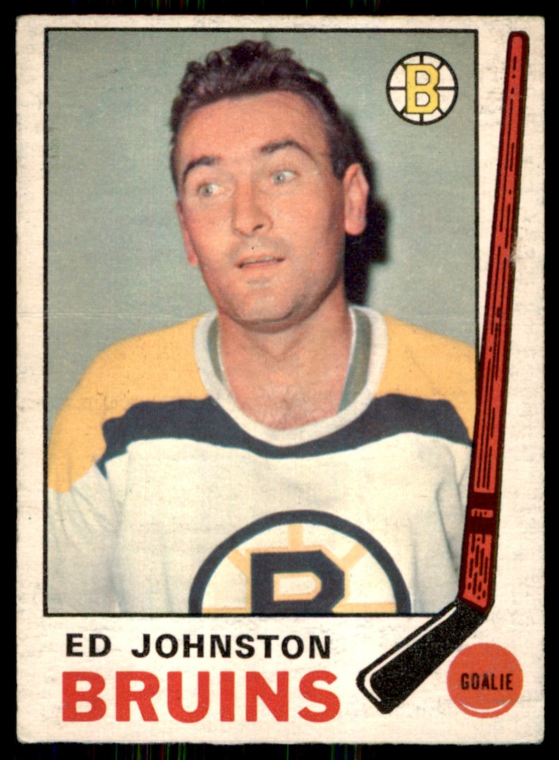 1969-70 O-Pee-Chee Ed Johnston Boston Bruins #200