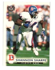 1997 Score Board NFL Experience #18 Shannon Sharpe Denver Broncos Football Card