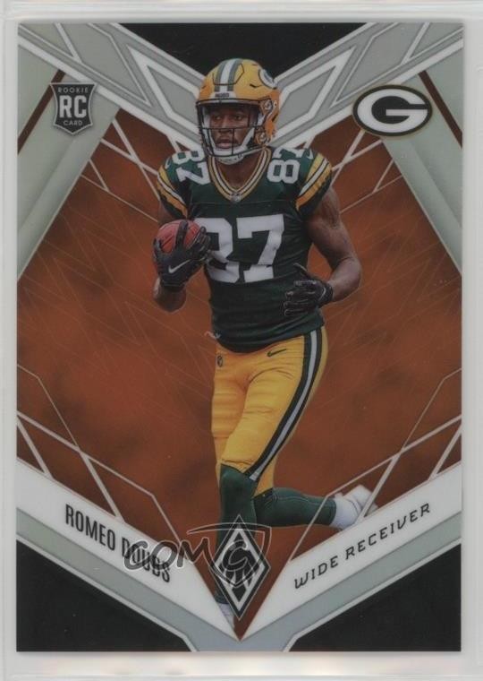 2022 Panini Phoenix Rookies Orange 74/99 Romeo Doubs #135 Rookie RC 1m1f