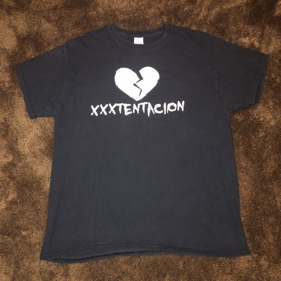 XXXTentacion -  Broken Heart  - Black Shirt - Large