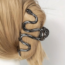Snake Hair Clip Metal Hair Claw Clip for Thick Hair Women Party Hair Decor