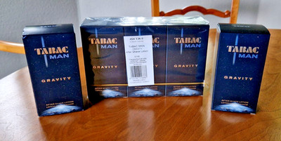 5 x Tabac Man Gravity After Shave Lotion, 50 ml neu unbenutzt