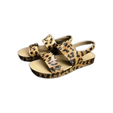 REEF Water Vista Women's size 8 Leopard Open Toe Sling Back Comfort Sandals New