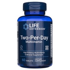 Life Extension Two-Per-Day Tablets (Multivitamin) - 60 tablets