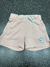 Girls Nike Sun Club Pink Drawstring Shorts Size Medium Gym PE Sports Lounging