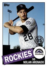 2020 Topps #85-41 Nolan Arenado 1985 Topps Baseball 35th Anniversary