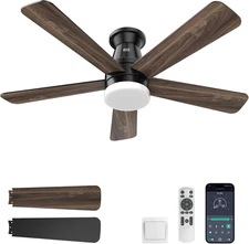 Ceiling Fans with Lights, 42 Inch Ceiling Fan with Light with App/Remote Control