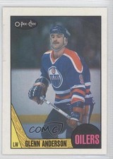 1987-88 O-Pee-Chee Glenn Anderson #199 HOF 0a1