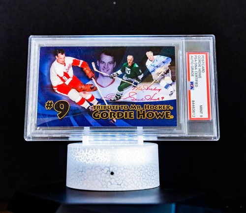 Gordie Howe Tribute to Mr. Hockey Autograph #9 / PSA Mint 9 Autograph - Picture 2 of 7