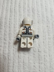 LEGO Astronaut Minifigure mm012 Mars Mission Helmet Gold Visor Cheek Lines 7645