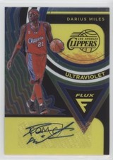 2020-21 Panini Flux Ultraviolet Signatures Darius Miles #UV-DMI Auto 0ge4