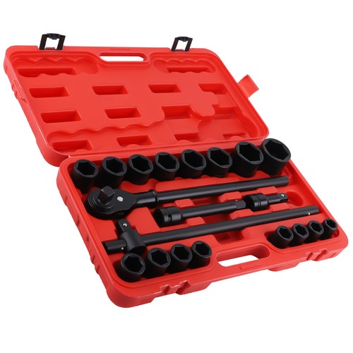 21-teilig 3/4 Zoll 19-50 mm Antrieb Steckschlüsselsatz Garage Reparatur Ratschen UK - Bild 9 von 12
