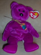 '99 TY ORIG Beanie Baby MILLENNIUM the BEAR 5TH Gen HT 6TH Gen TT MWMT TAG ERROR