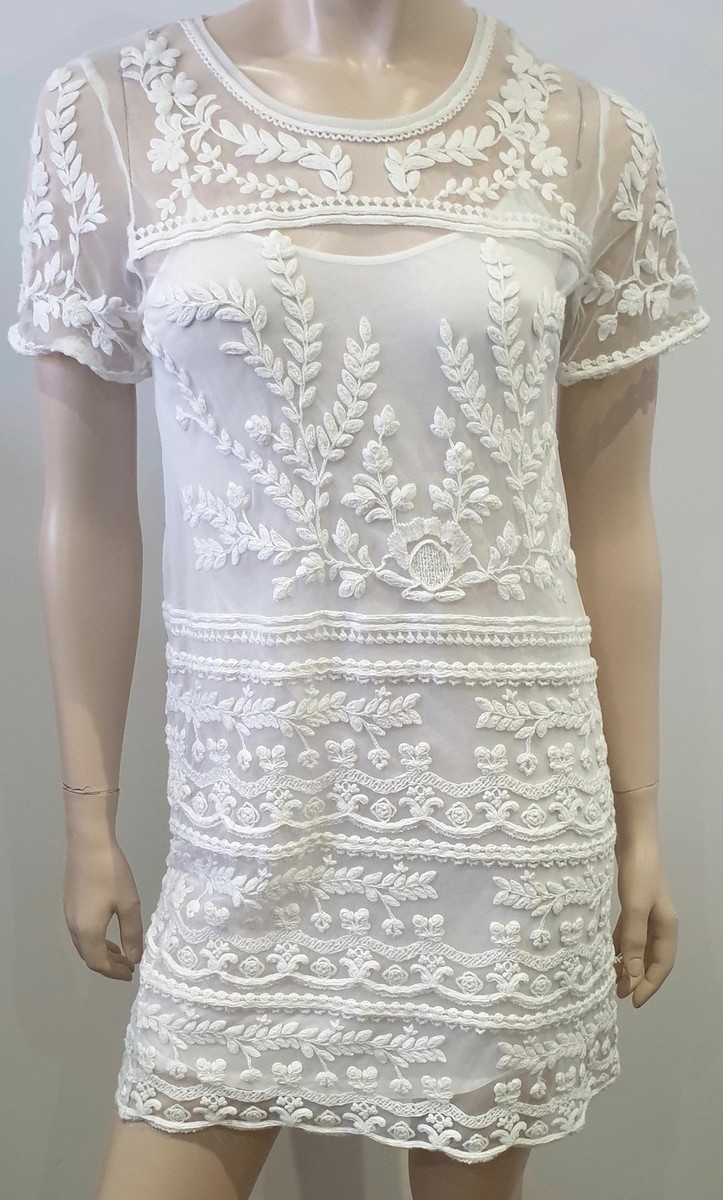 denim and supply white dress White Denim & Supply Ralph Lauren Fringe Dress