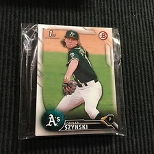 (10) CARD 2016 BOWMAN DRAFT #41 SKYLAR SZYNSKI PROSPECT LOT  ATHLETICS