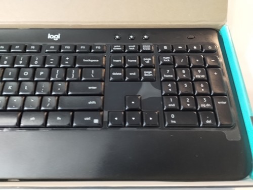 Logitech K540 Wireless Keyboard Black 920011894 Missing Mouse & Dongle Missing - Picture 4 of 8