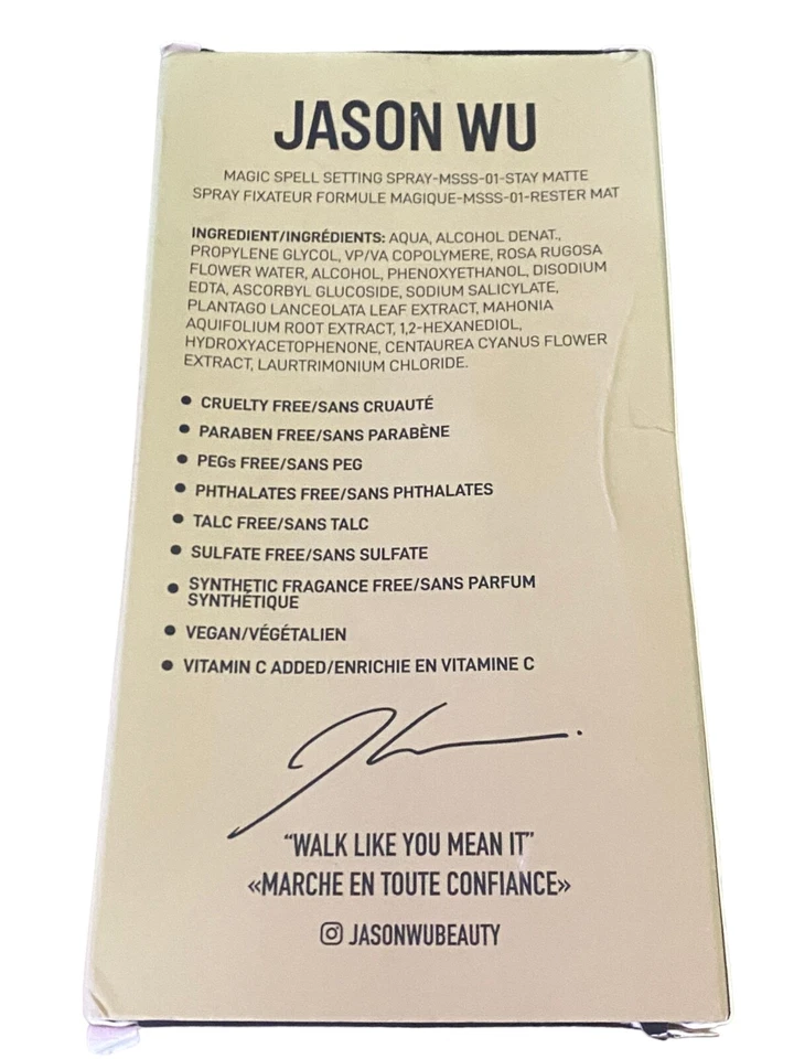Jason Wu Beauty Magic Spell Setting Spray con vitamina C y agua de rosas 3,55 fl oz Foto 3 de 4